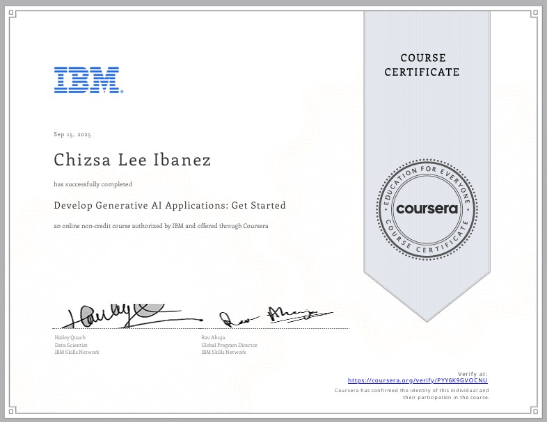 Develop Generative AI Applications Get Started