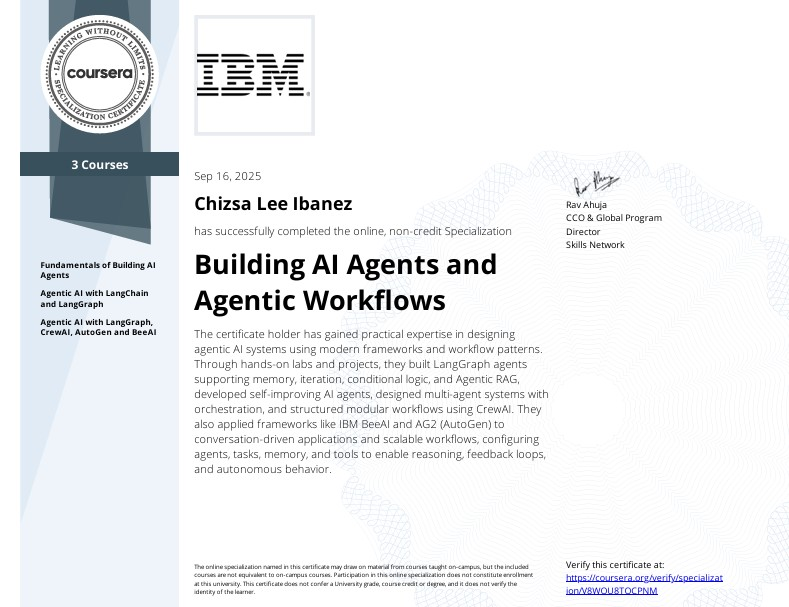 Building AI Agents and Agentic Workflows